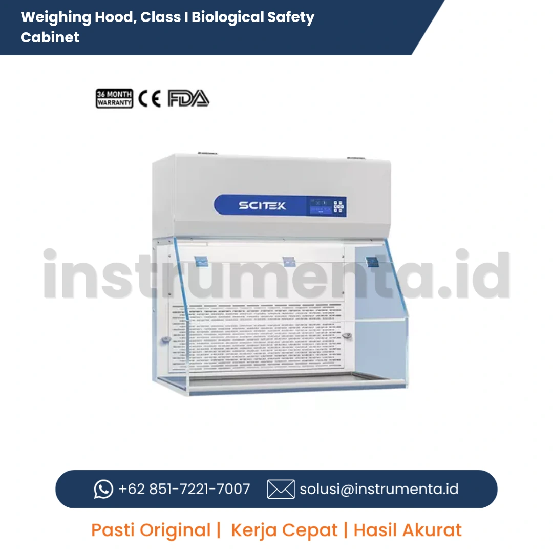 Authorized Distributor Weighing Hood Class I Biological Safety Cabinet SCITEK BYKG-V Lemari Timbang Biosafety Proteksi Personel Lab